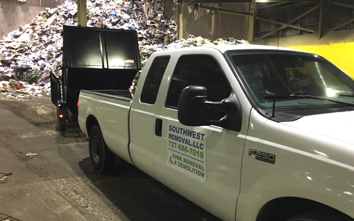 Southwest Removal Recycling Debris Services Clearwater FL Tampa FL St Pete FL