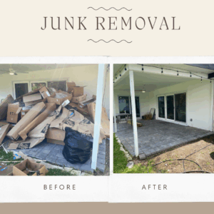 Before and after junk removal