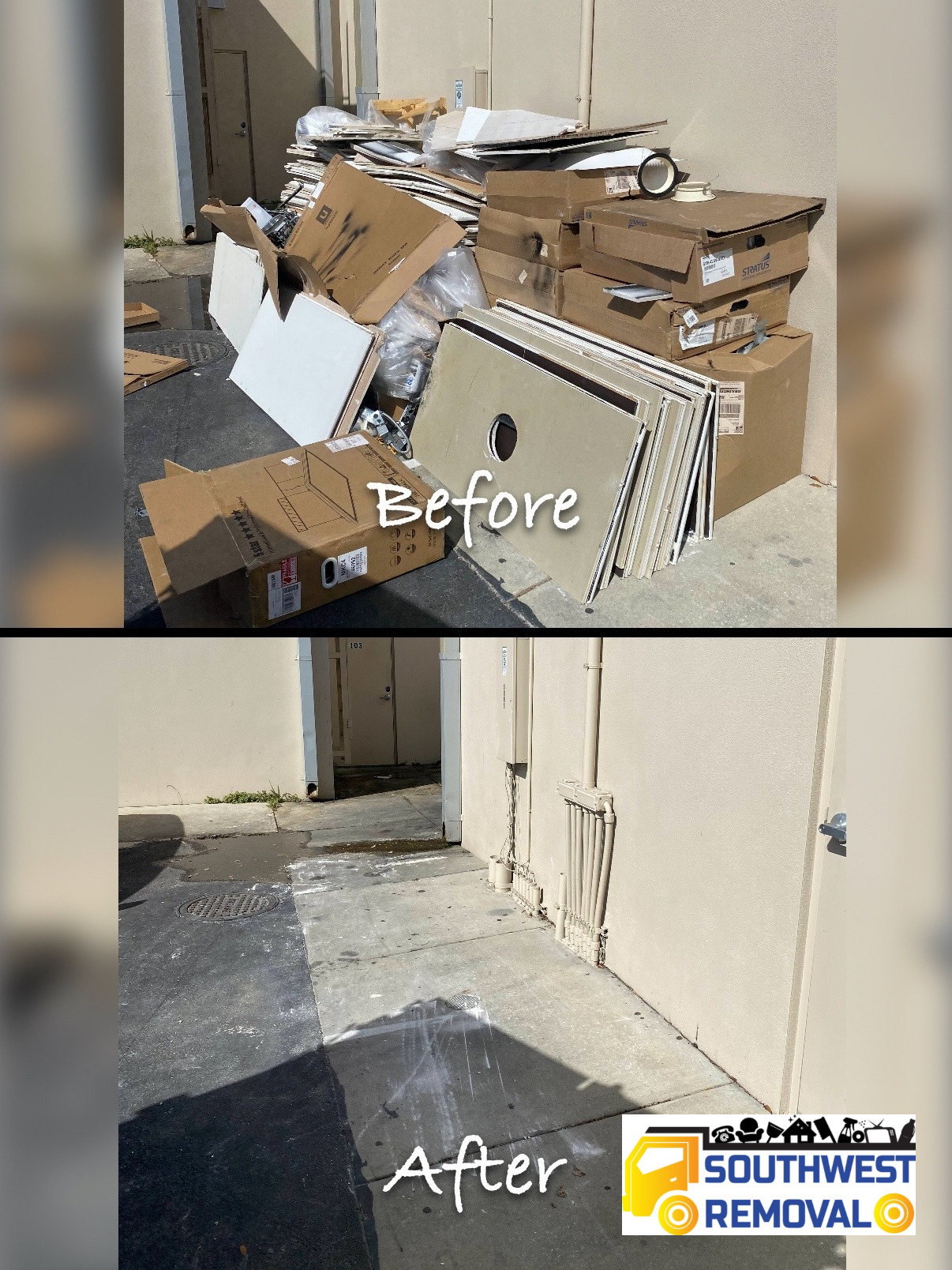 Finished Junk Removal job in Clearwater FL after Cleanup