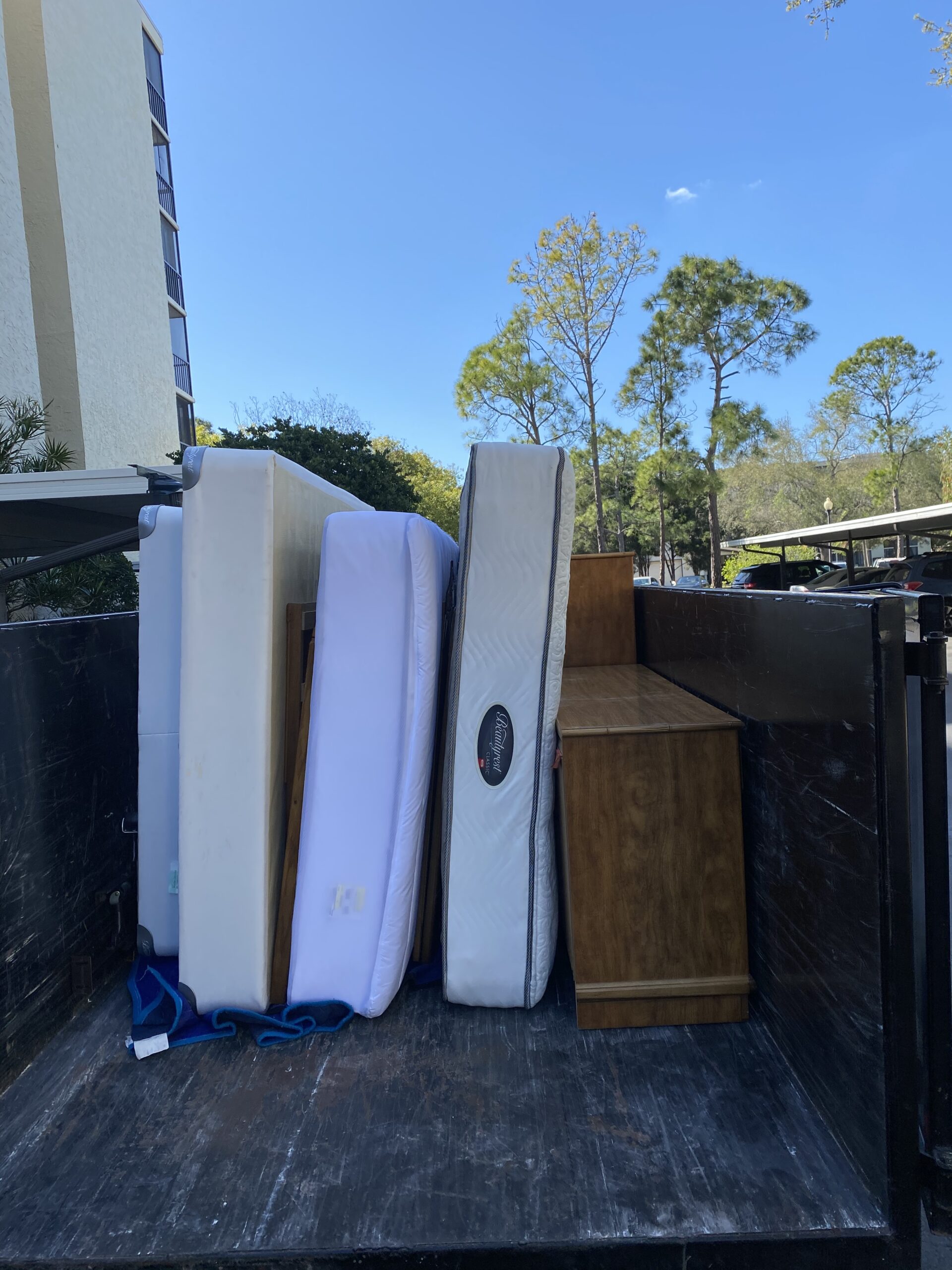 Mattress removal service by Southwest Removal